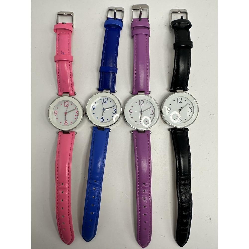 Gossip‎ Ladies Watches New Battery Lot Of 4 34MM 7.5" W5